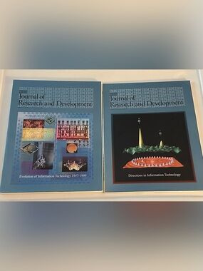 Lot of 2 IBM Journal of Research Development Vol 44 No 1/2 & 3 Jan Mar May 2000
